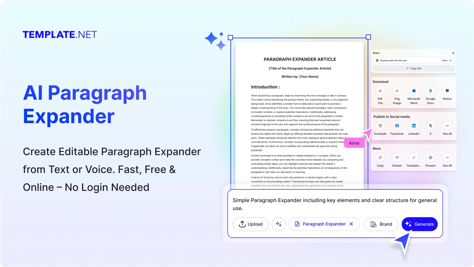Free AI Paragraph Expander, Online Paragraph Expander Tool